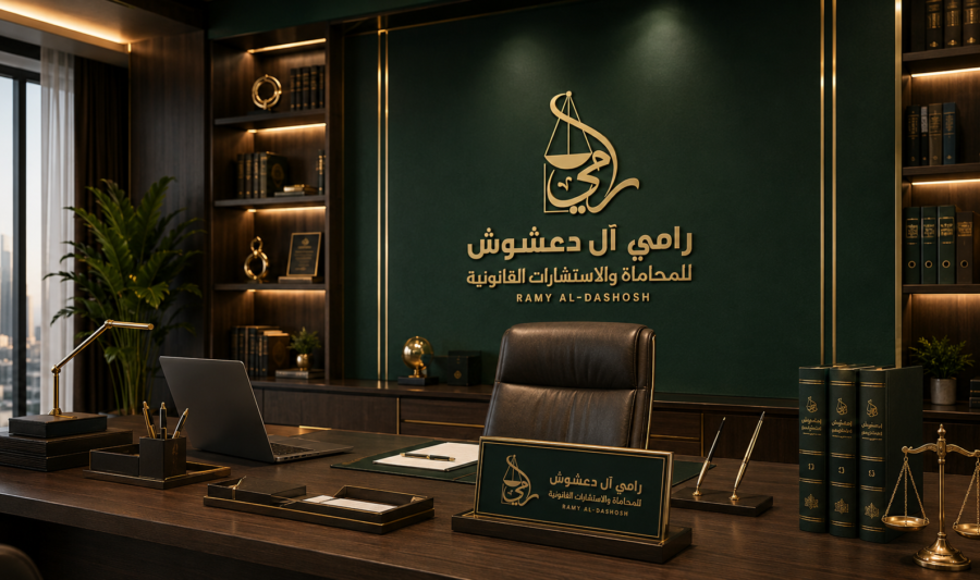 قاعة اجتماعات تنفيذية فاخرة تعبر عن خدمات تأسيس الشركات والحوكمة المؤسسية في مكتب رامي آل دعشوش للمحاماة والاستشارات القانونية بالمملكة العربية السعودية.