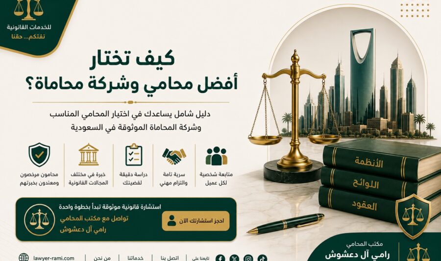 أفضل محامي وشركة محاماة في السعودية