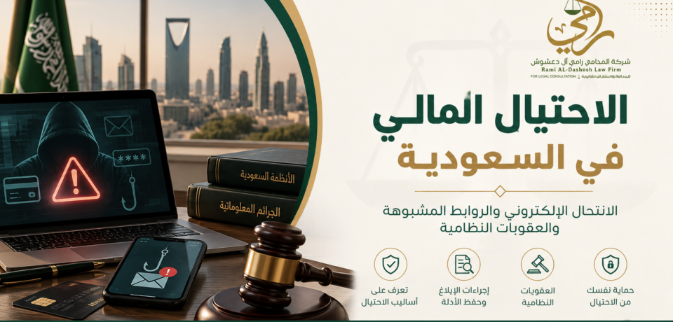 الاحتيال المالي في السعودية والانتحال الإلكتروني والروابط المشبوهة