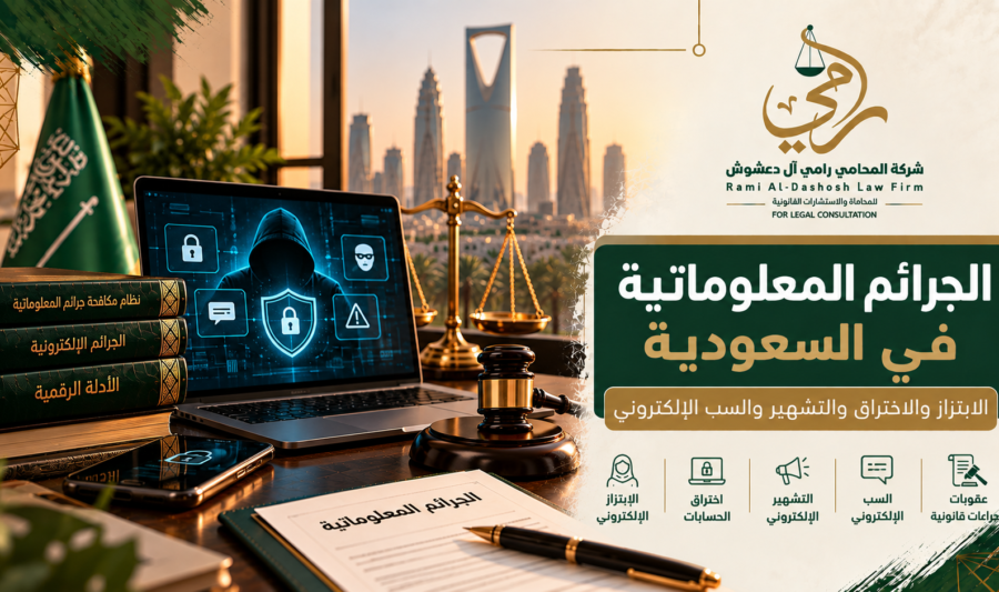 الجرائم المعلوماتية في السعودية والابتزاز والاختراق والتشهير والسب الإلكتروني