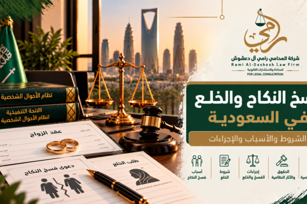 فسخ النكاح والخلع في السعودية والشروط والأسباب والإجراءات