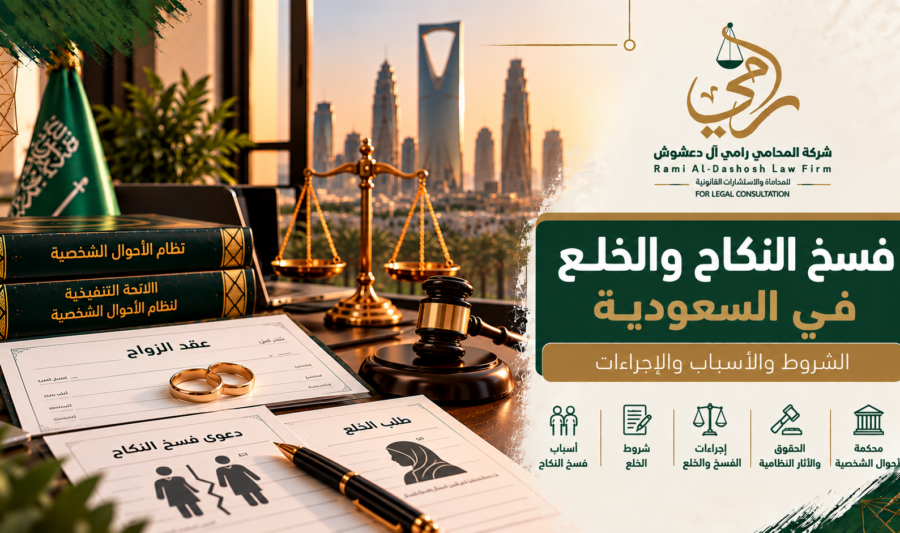 فسخ النكاح والخلع في السعودية والشروط والأسباب والإجراءات