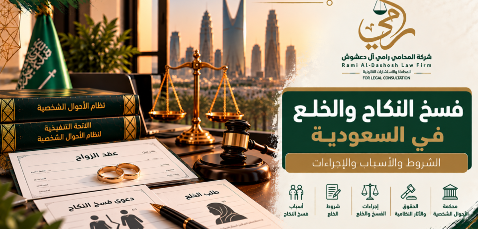 فسخ النكاح والخلع في السعودية فسخ النكاح والخلع في السعودية والشروط والأسباب والإجراءات