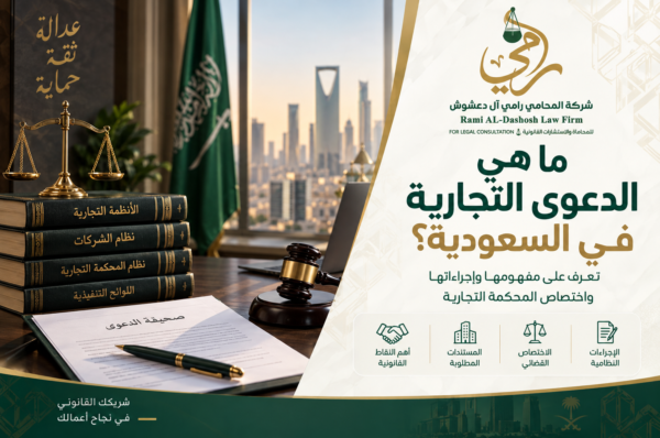 الدعوى التجارية في السعودية | الإجراءات والاختصاص الدعوى التجارية في السعودية