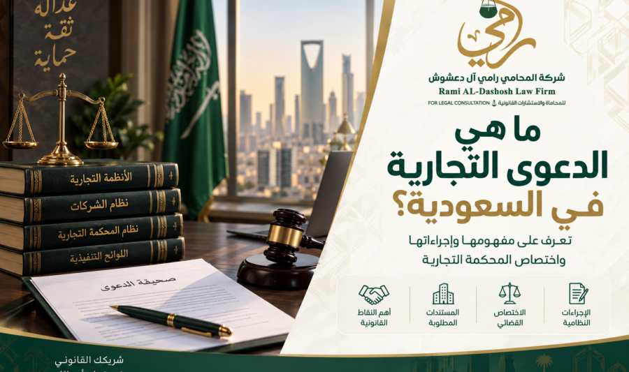 الدعوى التجارية في السعودية
