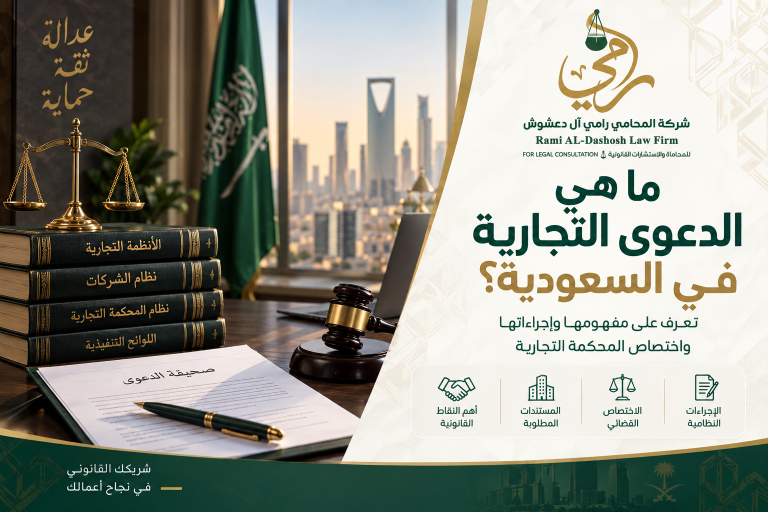 الدعوى التجارية في السعودية