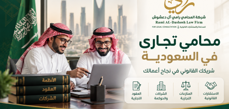 محامي تجاري في السعودية