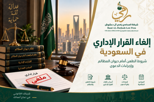 إلغاء القرار الإداري في السعودية إلغاء القرار الإداري في السعودية وشروط الطعن أمام ديوان المظالم