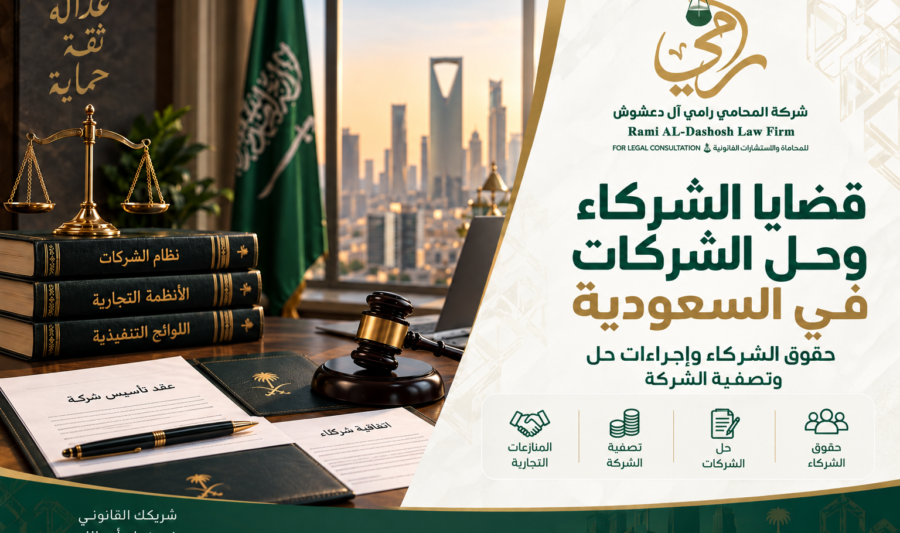 قضايا الشركاء وحل الشركات في السعودية وحقوق الشركاء وإجراءات التصفية