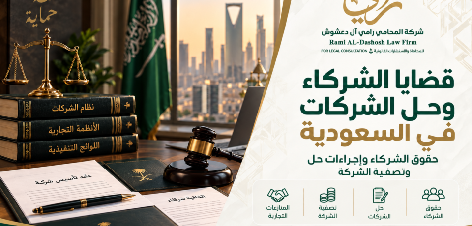 قضايا الشركاء وحل الشركات في السعودية وحقوق الشركاء وإجراءات التصفية